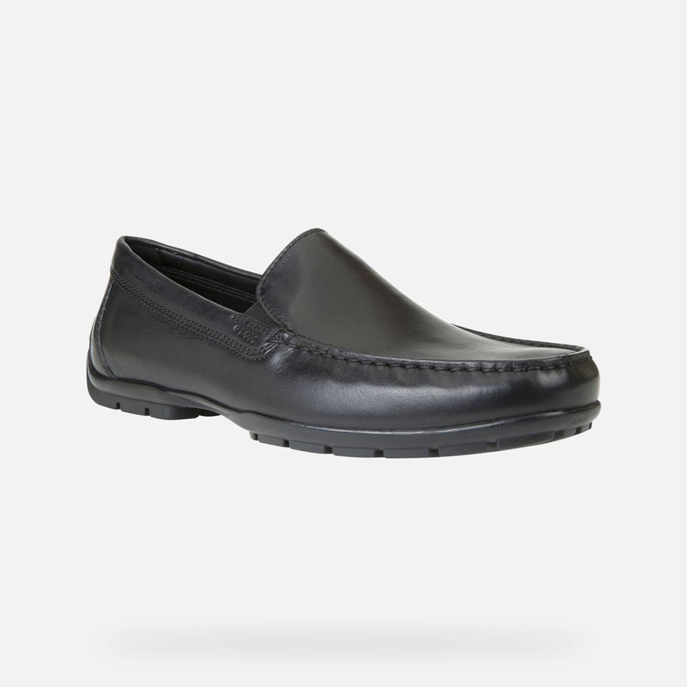 Mocassin Geox Moner 2Fit Wide - Noir - Homme 582603-MEB